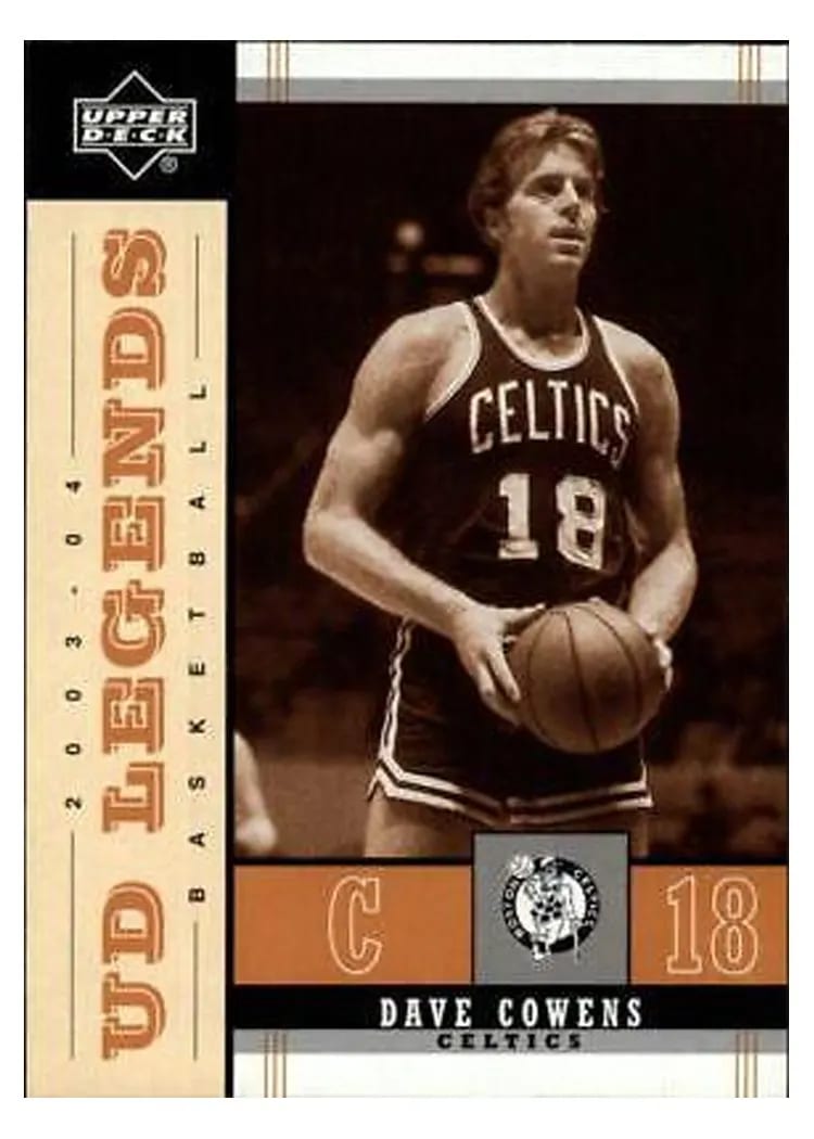 2003 Upper Deck Legends Throwback Dave Cowens #9 card
