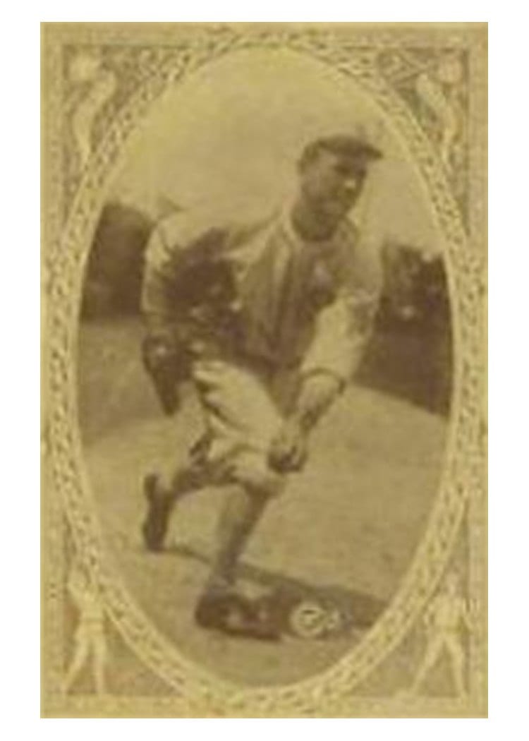 1922 E120 American Caramel Dave Danforth card
