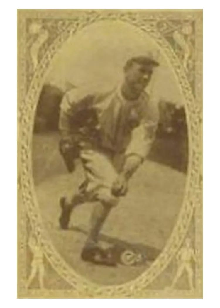 1922 E120 American Caramel Dave Danforth card