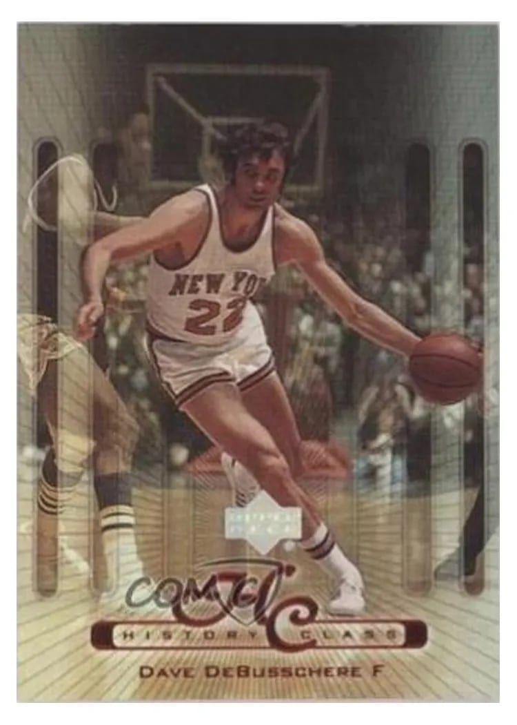 1999 Upper Deck History Class Dave DeBusschere #HC8 card