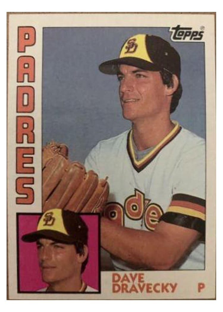 1984 Topps Dave Dravecky #290 card