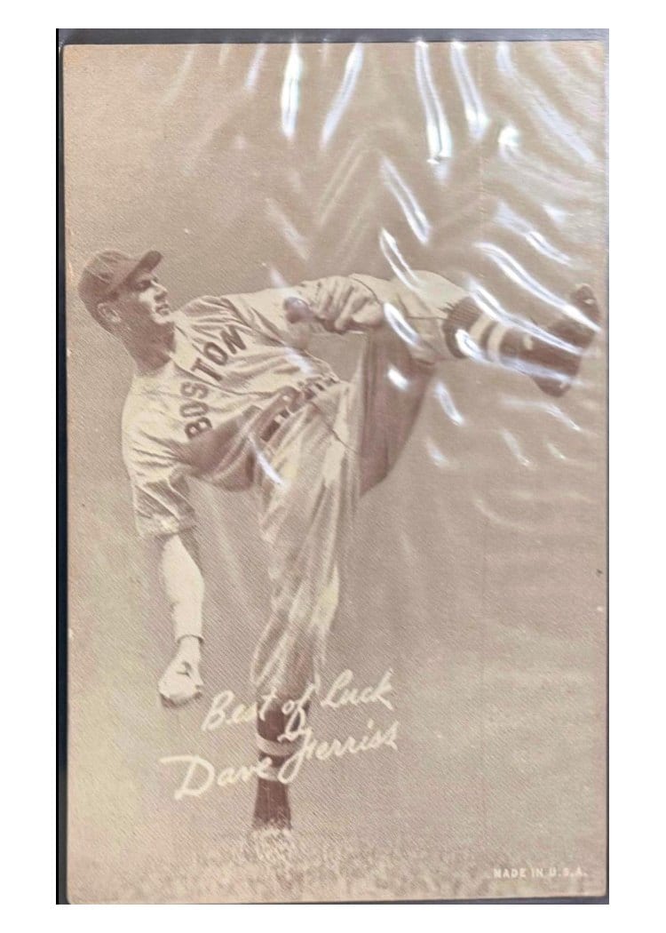 1939 Exhibits Salutation Dave Ferriss card