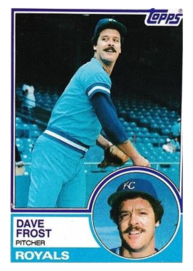 1983 Topps Dave Frost #656 card