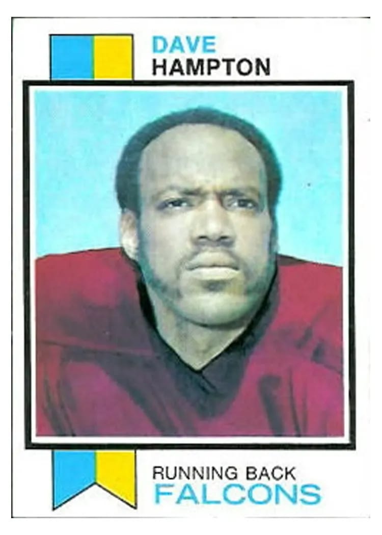 1973 Topps Dave Hampton #145 card