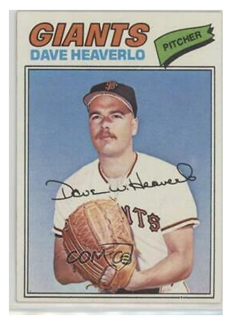 1977 Topps Dave Heaverlo #97 card