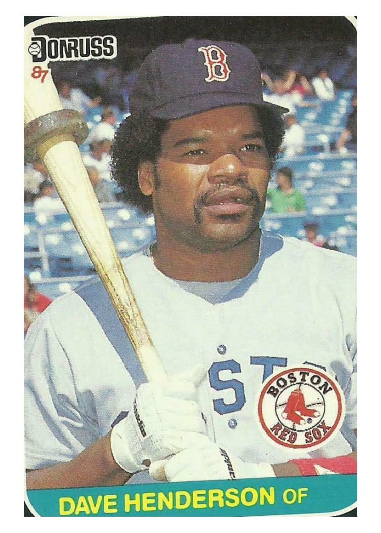 1987 Donruss Dave Henderson #622 card