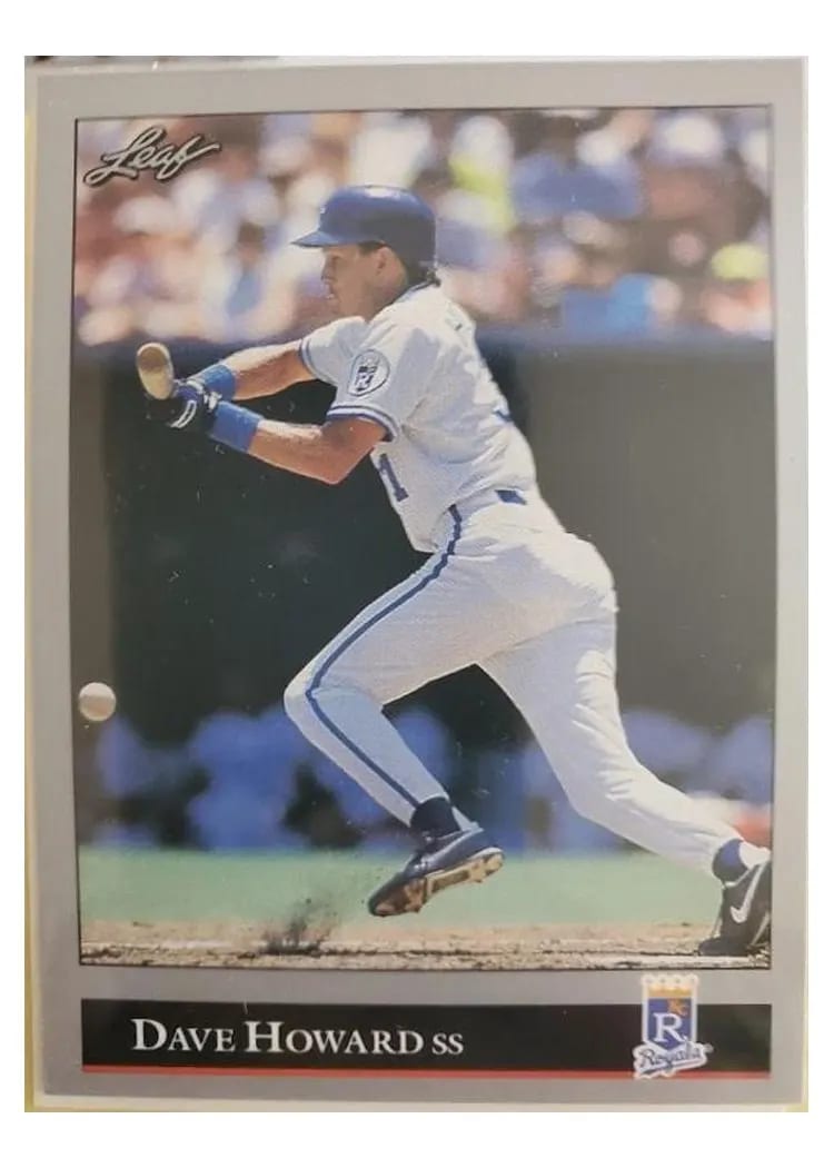 1992 Leaf Dave Howard #4 card