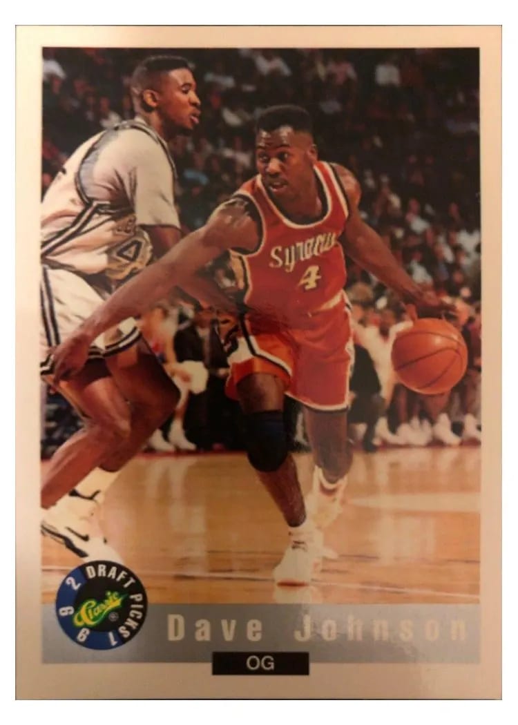 1992 Classic Draft Picks Dave Johnson #24 card