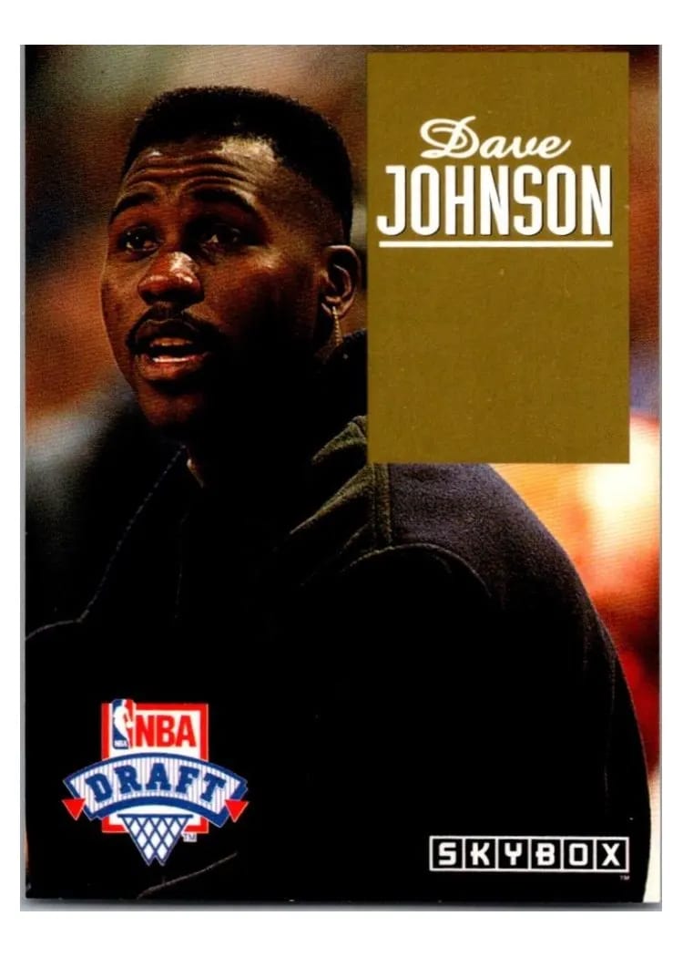 1992 Skybox Draft Picks Dave Johnson #DP26 card