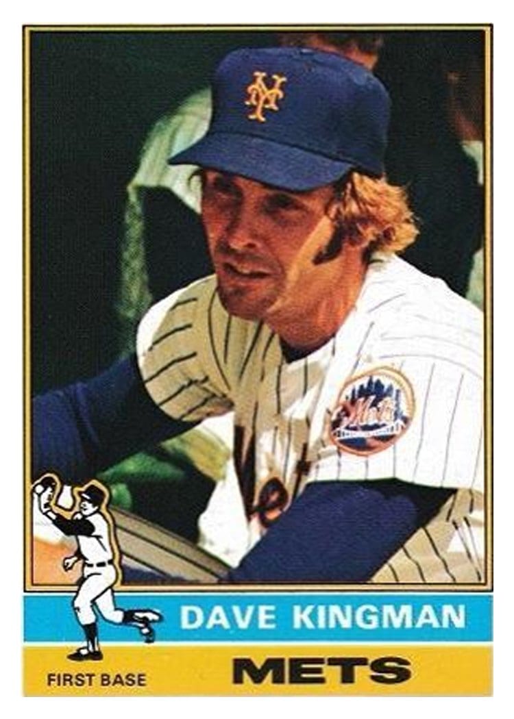 1976 Topps Dave Kingman #40 card