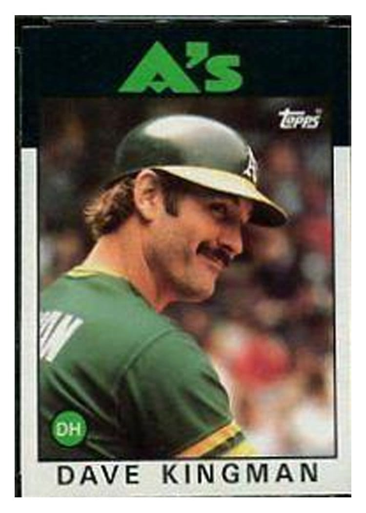 1986 Topps Dave Kingman #410 card