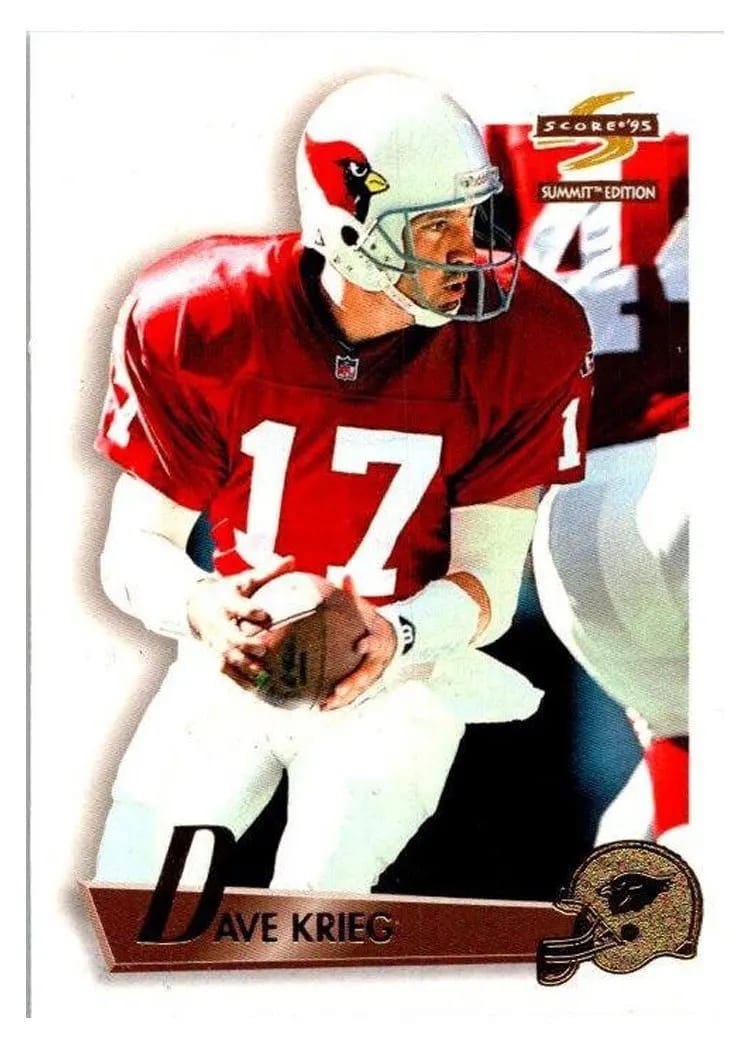 1995 Summit Dave Krieg #8 card