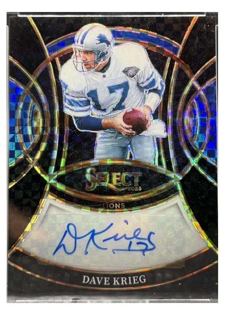 2025 Panini Select Signature Dave Krieg #SP-DKG card