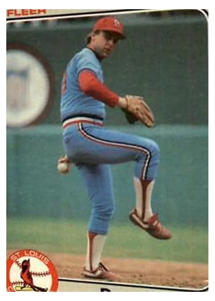 1983 Fleer Dave LaPoint #14 card
