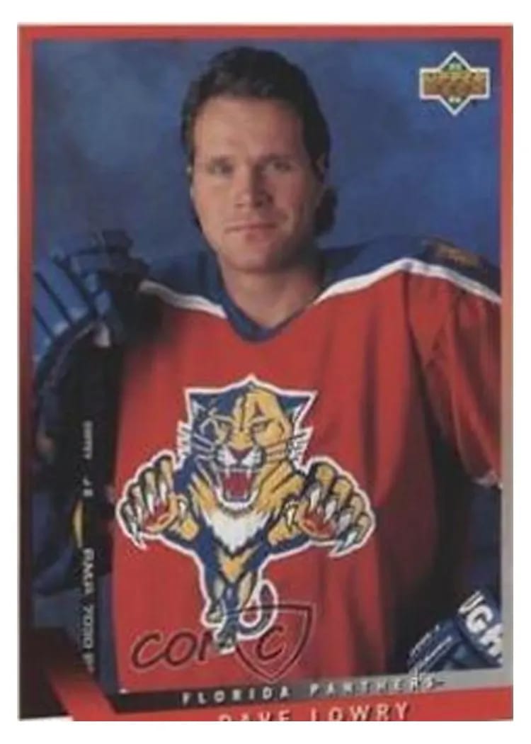1993 Upper Deck Dave Lowry #67 card