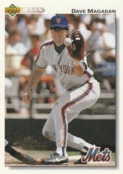 1992 Upper Deck Base Set Dave Magadan #112 card