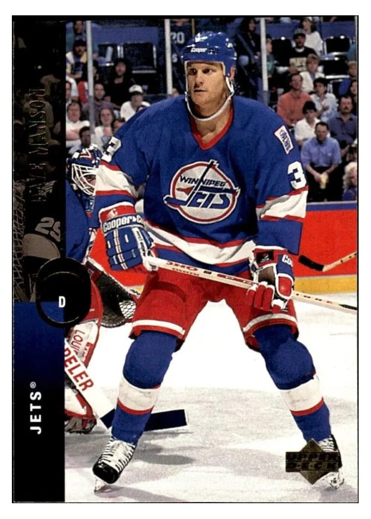 1994 Upper Deck Dave Manson #63 card