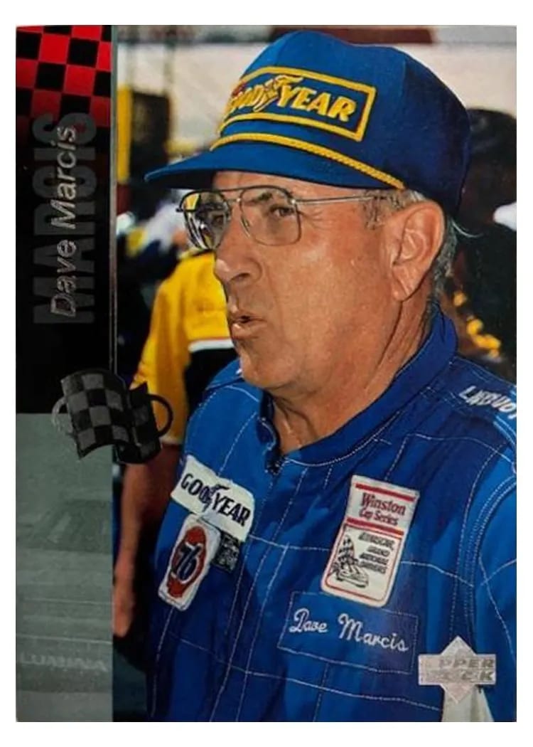 1995 Upper Deck Dave Marcis #39 card