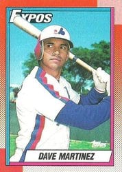 1990 Topps Base Set Dave Martinez #228 card