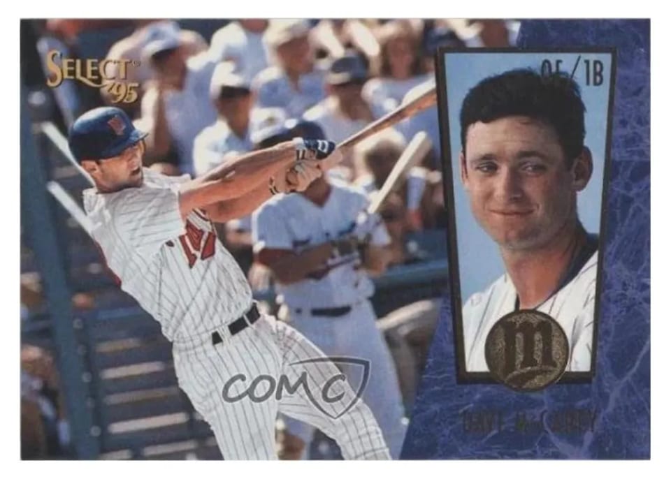 1995 Select Dave McCarty #12