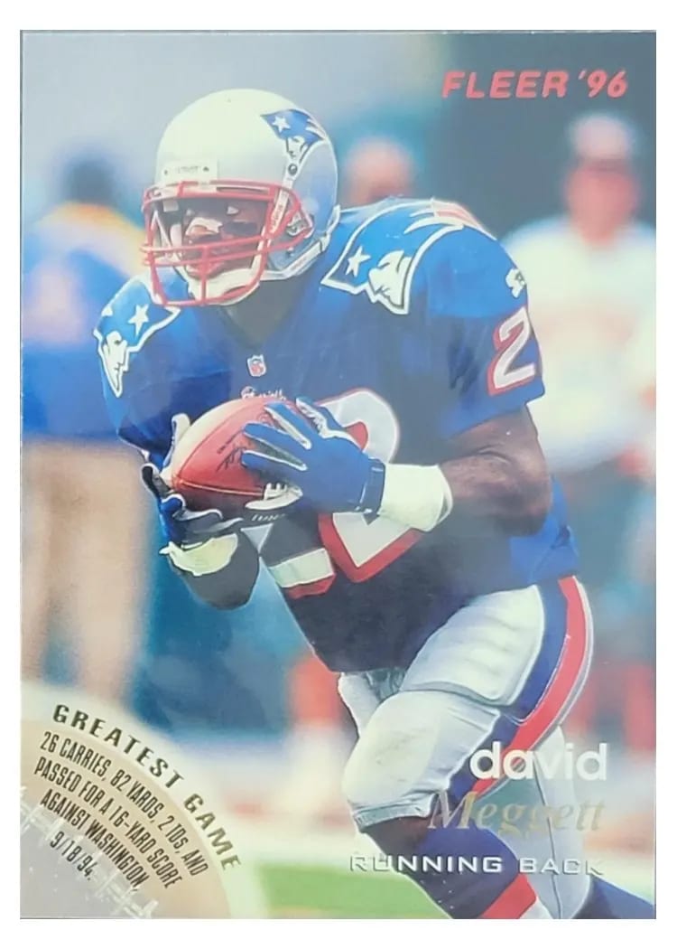 1996 Fleer Dave Meggett #85 card