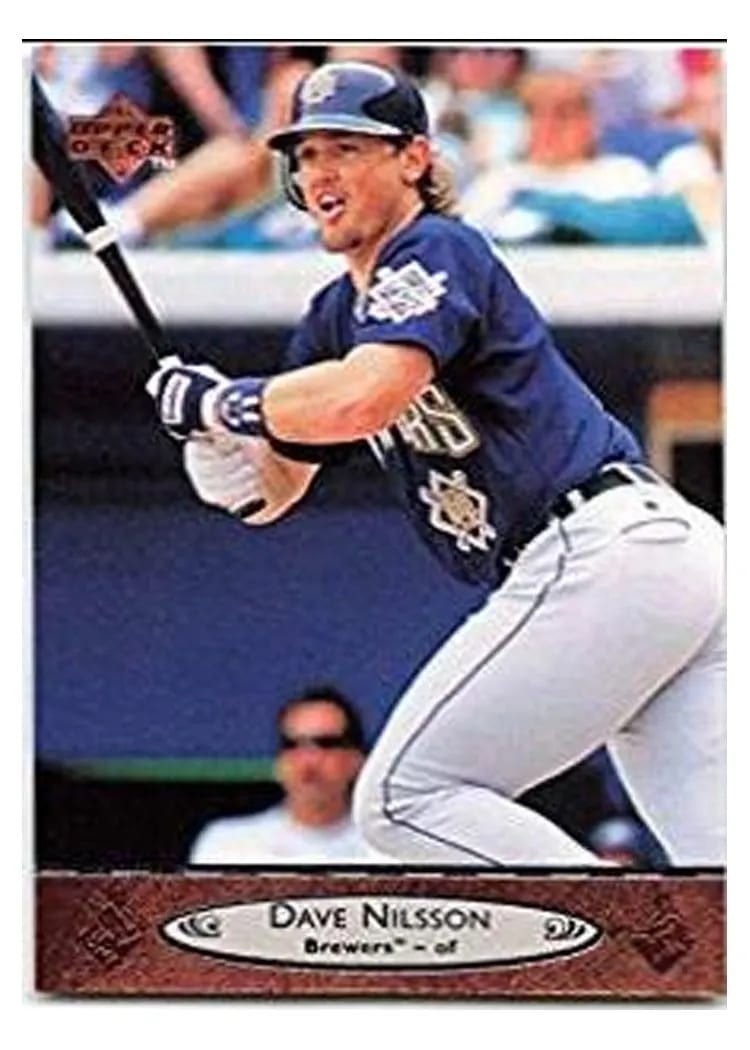 1996 Upper Deck Dave Nilsson #119 card