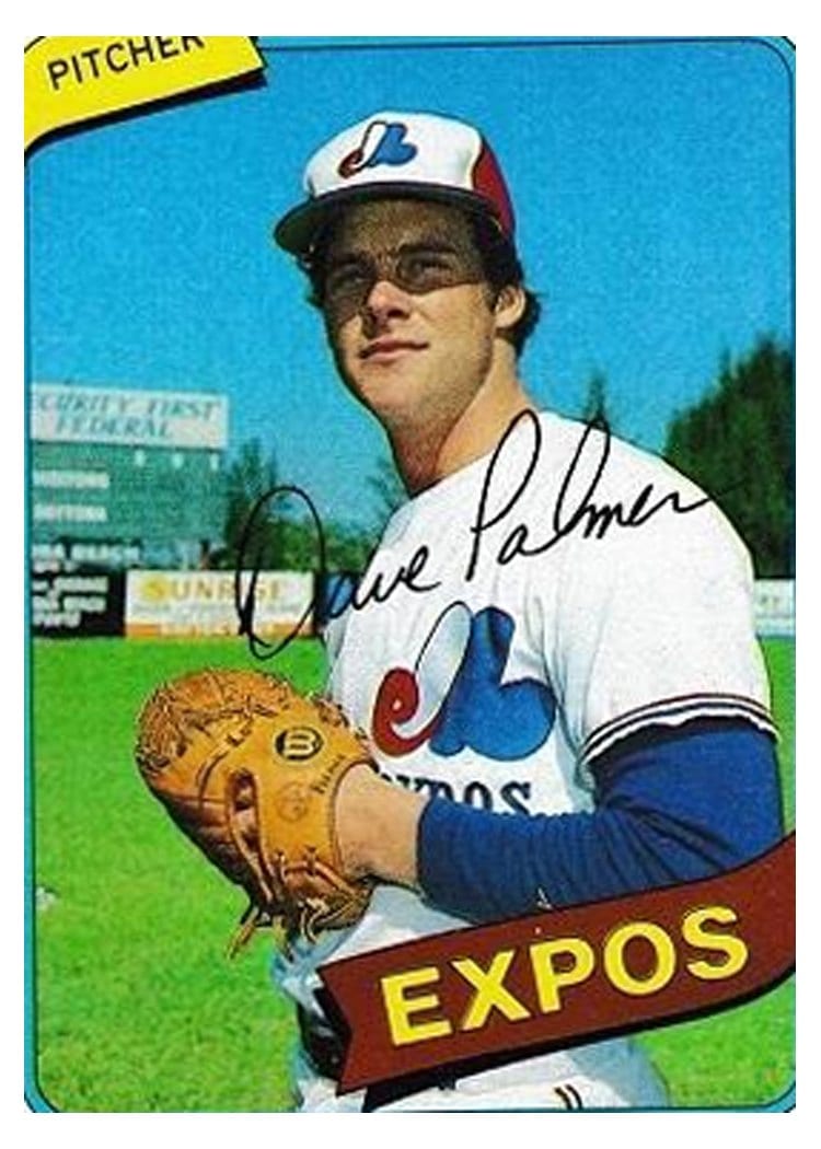1980 Topps Dave Palmer #42 card