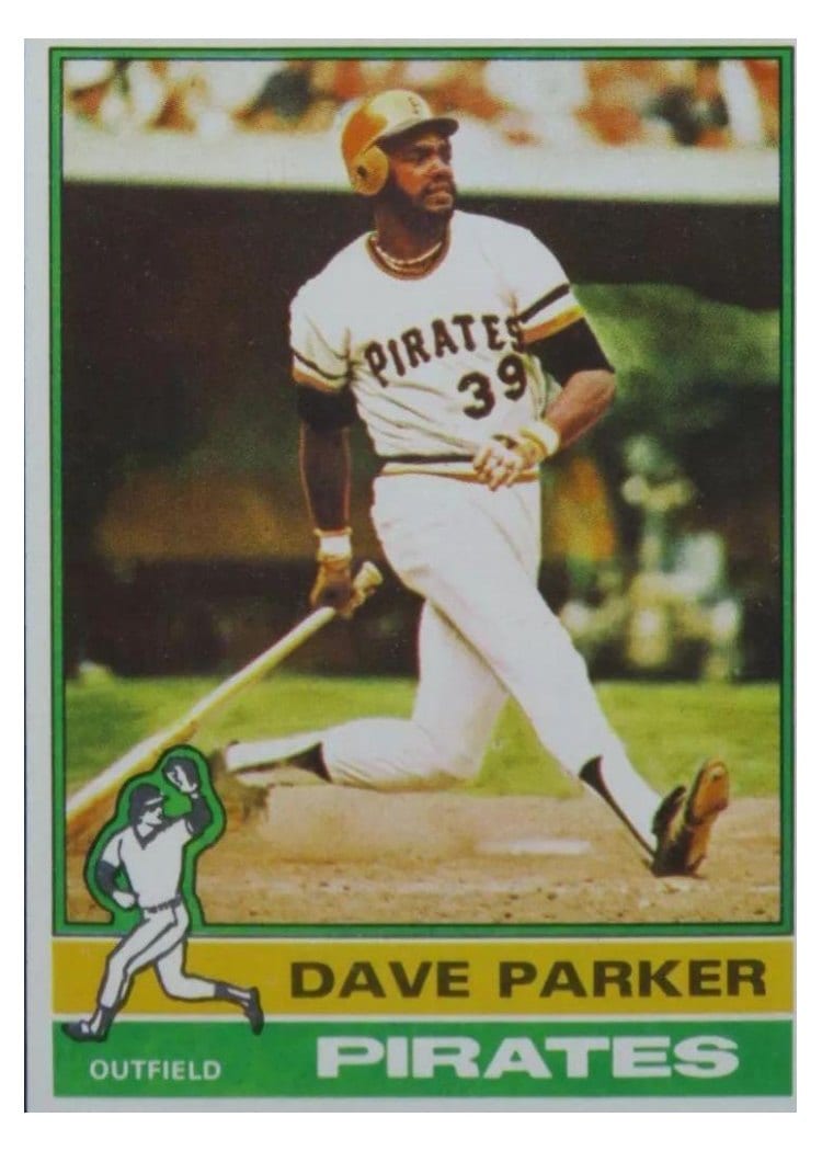 1976 Topps Dave Parker #185 card