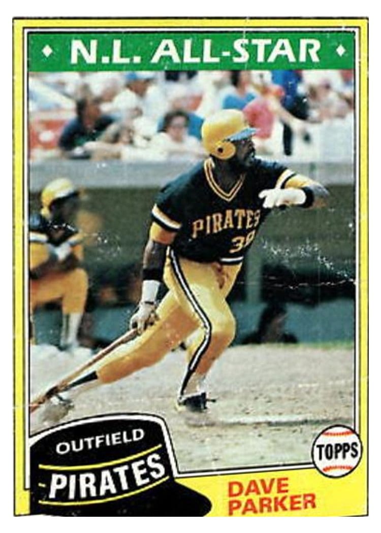 1981 Topps Dave Parker #640 card