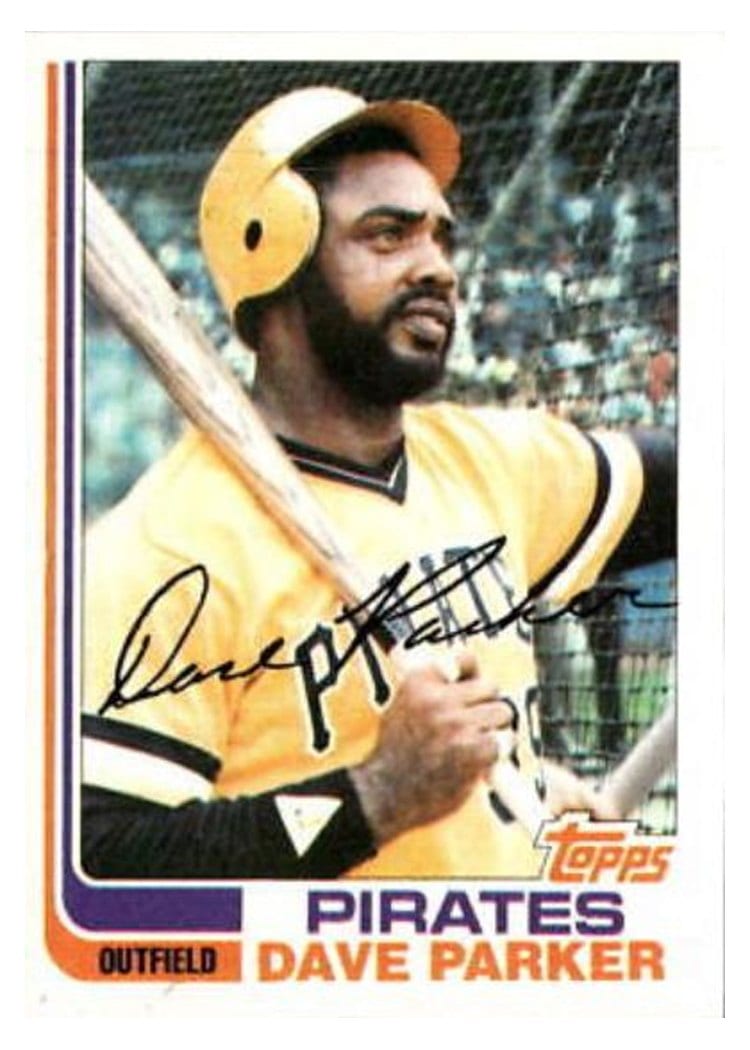 1982 Topps Dave Parker #40 card