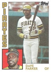 1984 Topps Base Set Dave Parker #775 card