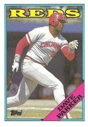 1988 Topps Base Set Dave Parker #315 card
