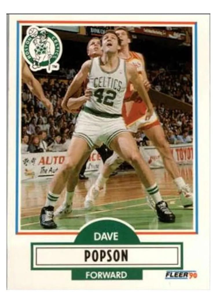 1990 Fleer Update Dave Popson #U-7 card