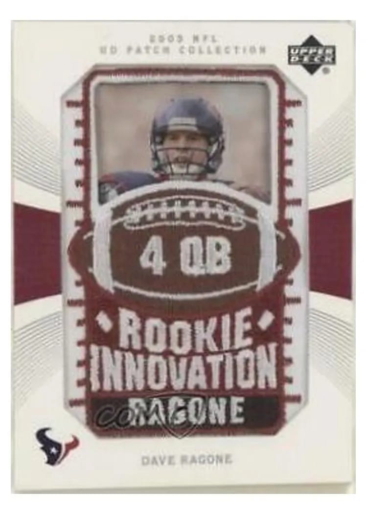 2003 Upper Deck Patch Collection Dave Ragone #123 card