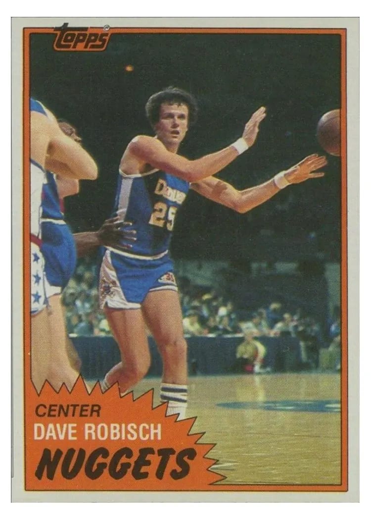 1981 Topps Dave Robisch #70 card