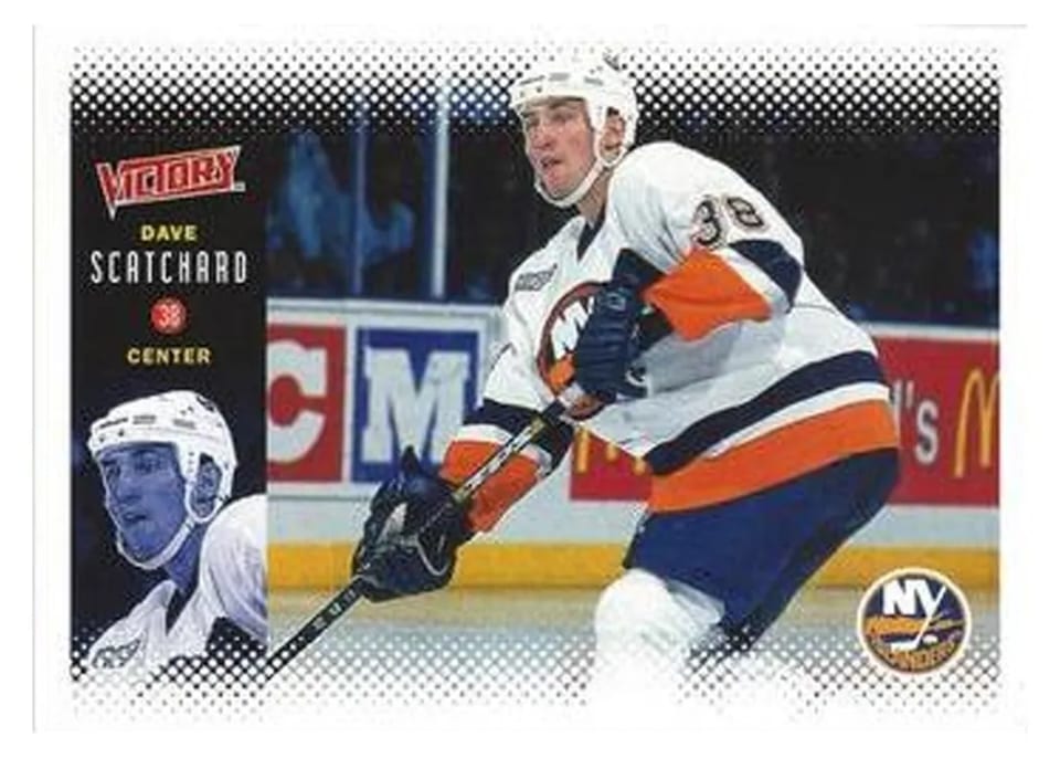 2000 Upper Deck Victory Dave Scatchard #143 card