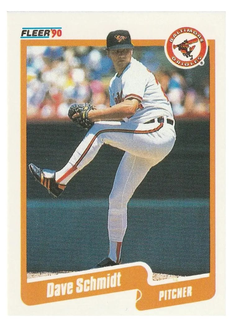 1990 Fleer Dave Schmidt #188 card