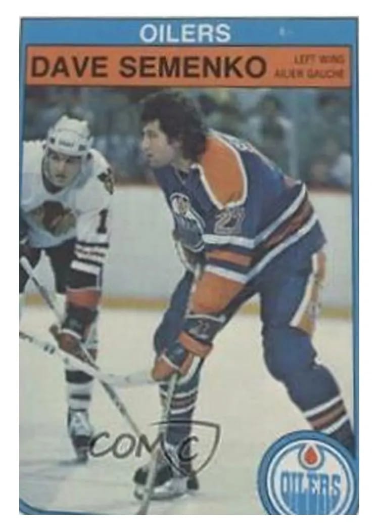 1982 O-Pee-Chee Dave Semenko #119 card
