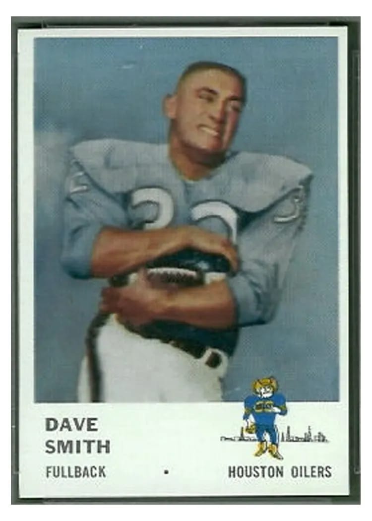 1961 Fleer Dave Smith #170 card
