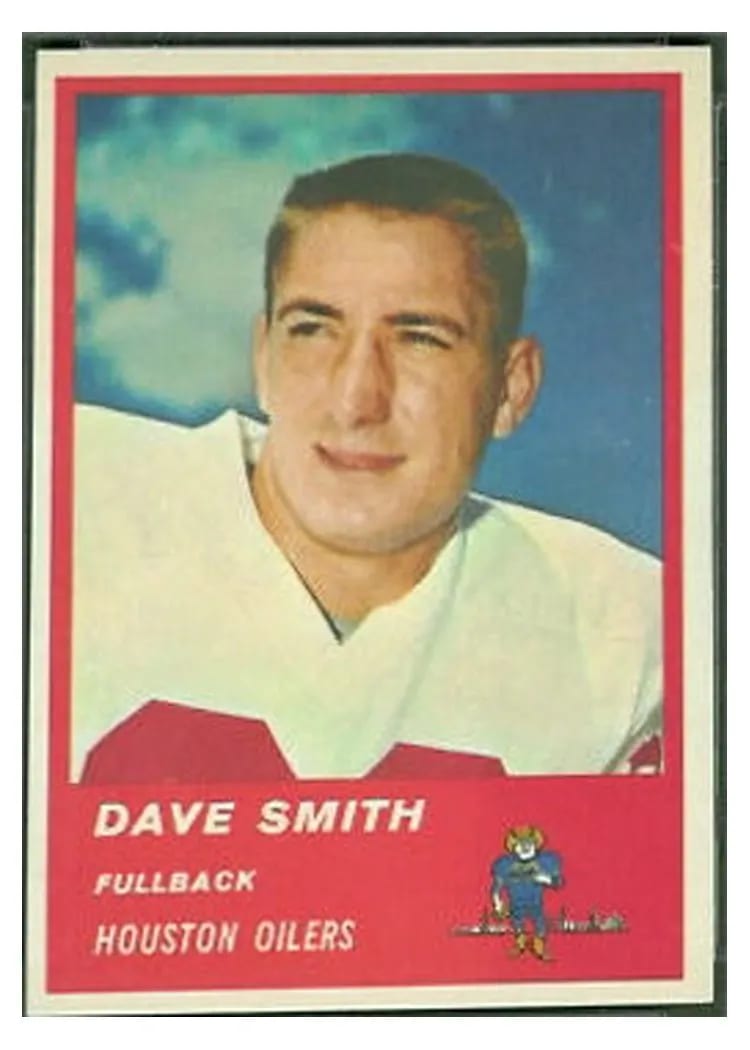 1963 Fleer Dave Smith #35 card