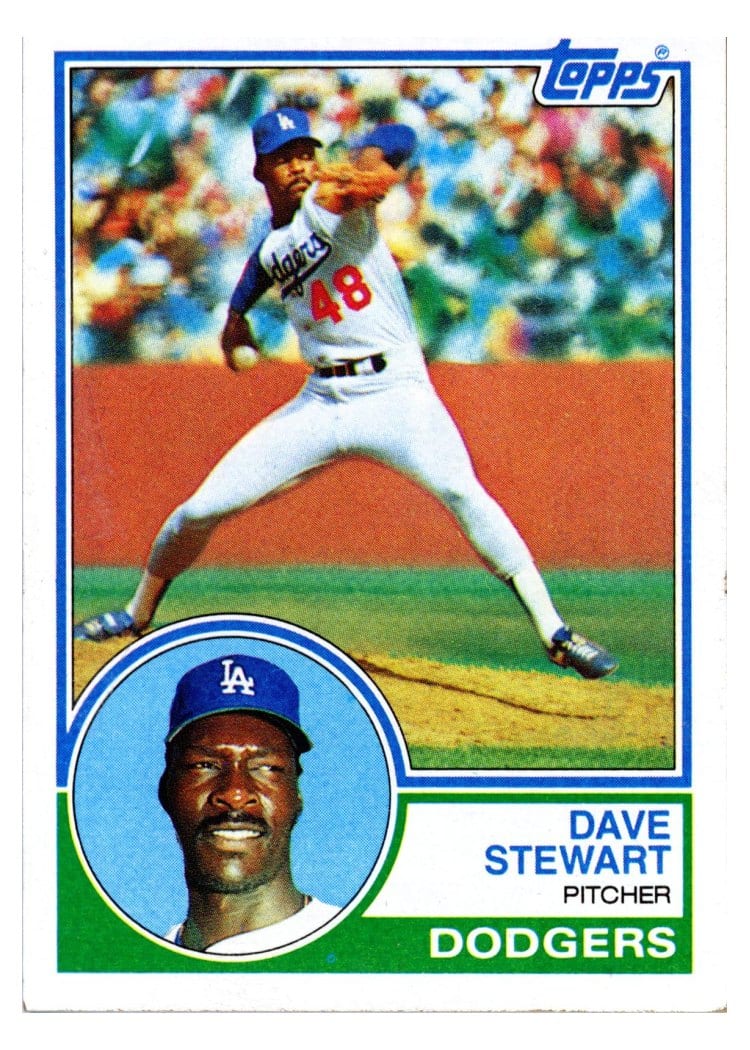 1983 Topps Dave Stewart #532 card