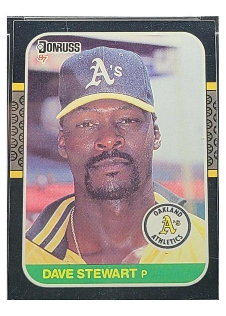 1987 Donruss Dave Stewart #648 card