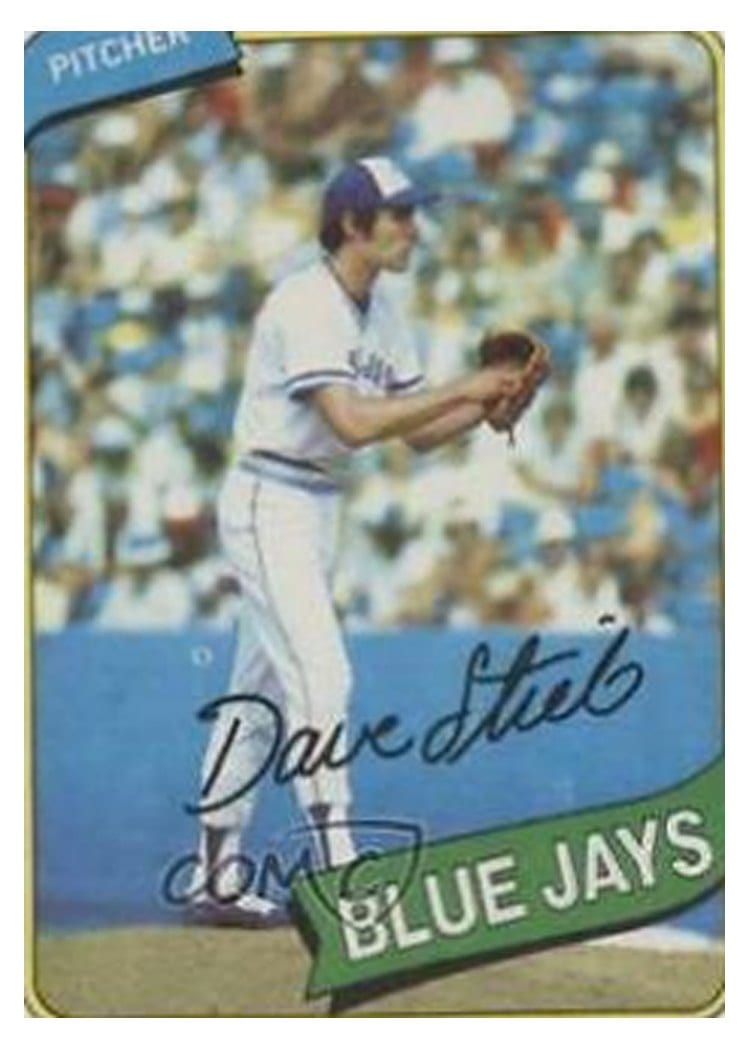1980 Topps Dave Stieb #77 card