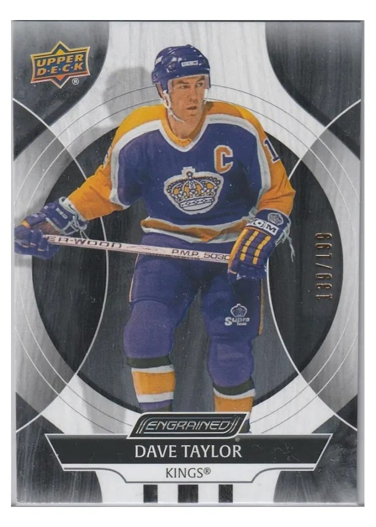 2024-25 Upper Deck Engrained Icons Base Set Dave Taylor #35 card