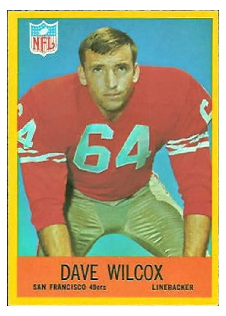 1967 Philadelphia Dave Wilcox #178 card