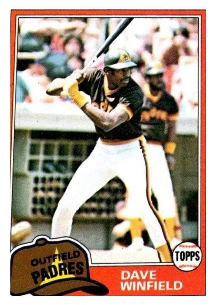 1981 Topps Dave Winfield #370 card