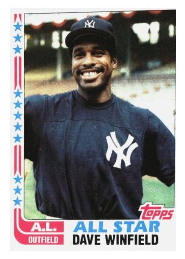 1982 Topps Dave Winfield #553 card