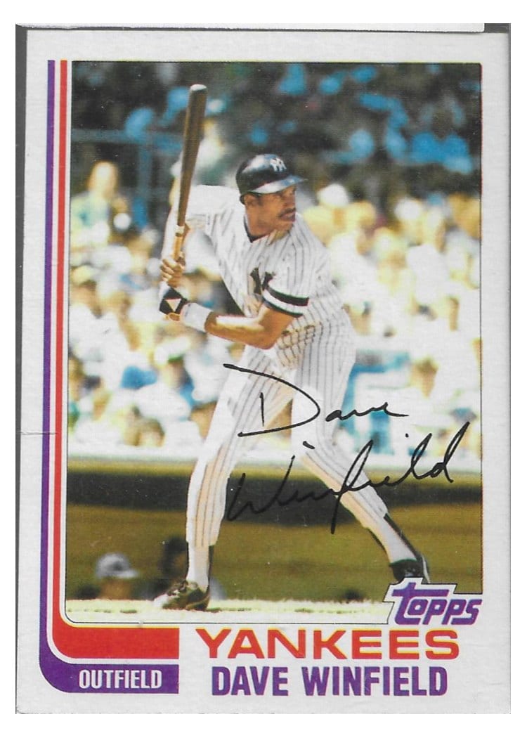 1982 Topps Dave Winfield #600 card