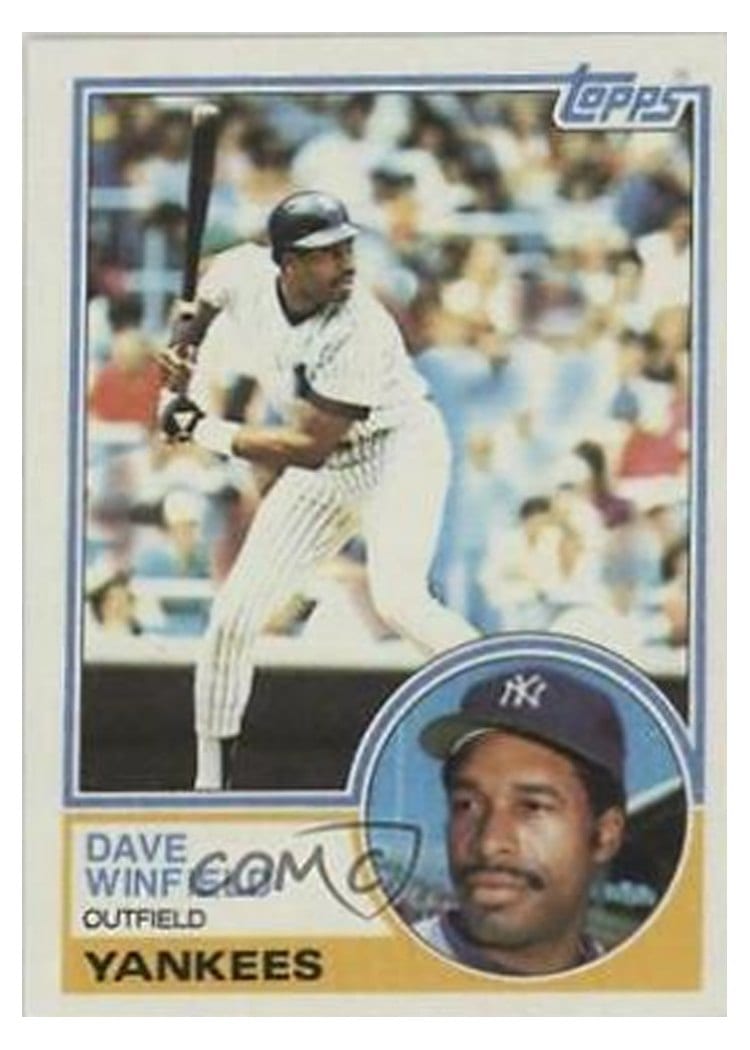 1983 Topps Dave Winfield #770 card