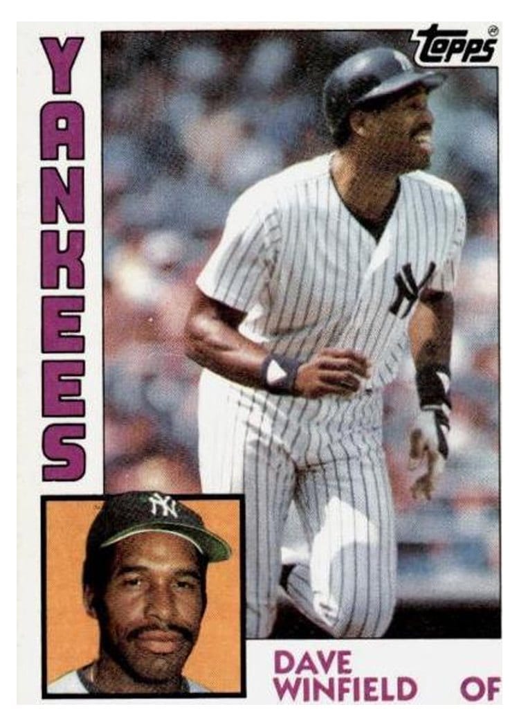 1984 Topps Dave Winfield #460 card